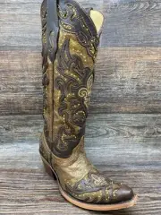 Clearance Item - c2826 Women's Fleur De Lis Snip Toe Western Boot by Corral