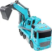 Inertial Excavator with Engineering Vehicle for Creative Play Enhances Coordination Imagination for Boys Present for Ages