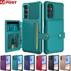 For Samsung Galaxy A26 A36 A56 A53 A04S A73 A55 A33 Wallet Card Slot Case Cover
