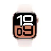 NEW Apple Watch Series 10 GPS 42mm Rose Gold Aluminum - Light Blush SB S/M NEW