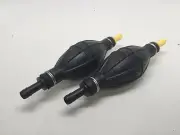 2Pcs Marine Boat Black Rubber Jumbo Primer Bulb 3/8" Hose For Outboard Fuel Tank