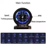 VJOYCAR V10 Car HUD OBD2 Scanner Smart Gauge Head Up Display Speed Monitoring