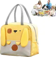 Lunch Box Bags For Women, Reusable Cartoon Animal Lunch Tote, Insulated Meal Prep Lunch Box Bag For School Work, Portable Lunch Cooler Bento Boxes Bag