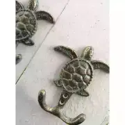 Turtle Hook, SET OF TWO Sea Turtle Hooks, On Sale Ocean Decor