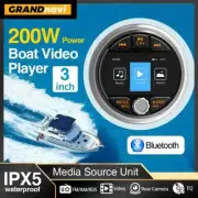 GRANDnavi MP5 Marine Stereo Waterproof IPX5 Boat Radio Player Bluetooth FM AM RD