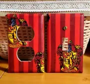 Harry Potter Gryffindor Hogwarts Light Switch Outlet Cover Wallplate