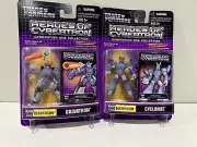 Transformers PVC Heroes of Cybertron lot of two Galvatron & Cyclonus