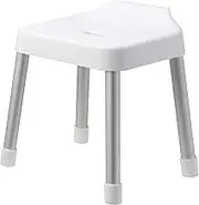 Yamazaki SH35 Hanging Bath Chair, White, Approx. W 13.4 x D 12.6 x H 15.4 inches (34 x 32 x 39 cm), Seat Height: Approx. 13.8 inches (35 cm), Mist Mist 7309 Breathable, Easy to Dry