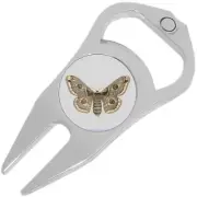 Vintage Moth Golf Ball Marker Divot Repair Tool Bottle Opener
