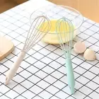 Home Kitchen Cooking Baking Silicone Manual Egg Beater Whisk Mixer Blender