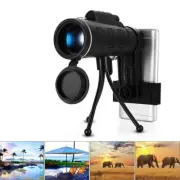 Monocular Telescope 40*60 Zoom BAK4 HD Glass Lens with Phone Holder & Tripod