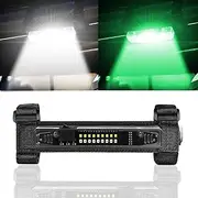 LUISTTIS 12V Universal UTV Dome Light Roll Bar Mount LED Light Utility Roll Cage Light for UTV Polaris RZR Can Am Talon Kawasaki Golf Cart Boat Off-Road Cab-White/Green