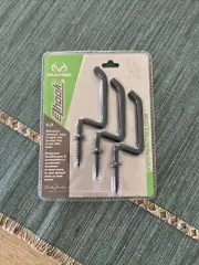 Realtree - EZ Hook - 3pk - Tree Hangers For Accessories At Camp, Stand, Or Blind
