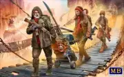 Master Box MB24078 1:24 Post-apocalyptic series. The Last Bridge. Kit No. 7. Dog