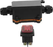 KITANDOVE Waterproof Inline Cord Switch 12v-24v On/Off Cord Button Electric for Outdoor Waterproof Design