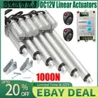 Heavy Duty 1000N Linear Actuator 220lbs 14mm/s DC12V Electric Motor for Auto Car