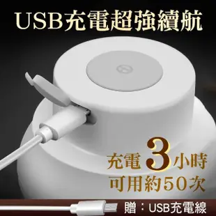 【豪割達人】無線智能強力電動攪蒜機100ml(嬰兒副食品 多功能食物料理調理機 搗蒜器 切打蒜泥蓉蔥薑 輔食)