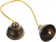 JOINPAYA Bronze Touch Bell Hand Held Bell Hand Bell Percussion Ringing Bell Cymbal Service Bell Sound Bell Yoga Bell Music Instrument Brass