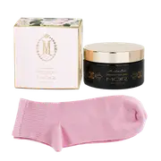 MOR Overnight Foot Balm 240mL With Sockettes Marshmallow MA51