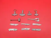 Custom Handmade Damascus Small Key Chains Us As Gift 12 Pcs W85