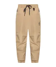 Moncler Grenoble Logo Embossed Drawstring Track Pants S,L,M beige