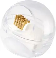 MERRYHAPY Nail Drill Bits Clean Brush Drill Brush Set Multi-functional Nail Art Round Cleaning Box