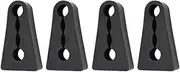 Jodriva 4pcs Car Door Lock Sound Deadener Damper Buffer, for MINI, Countryman Paceman R60 R61, for, 5 Series E60 E61 F10 car Door Shock Absorber Car Door Check Strap