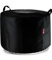 Fire Pit Cover Stove Outdoor Round Waterproof 600D Polyester Fits for 16”-22”