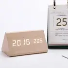 Wooden Digital Alarm Clock Bedside Wooden Digital Alarm Clock with LED Display