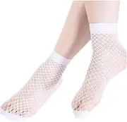 [Generic] Mesh Sheer Socks Ankle High Fishnet Socks