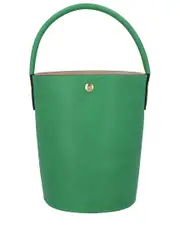Longchamp pure Small Leather Bucket Bag