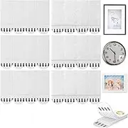 60 Pairs(120 Strips) Picture Hanging Strip, Command Strips Heavy Duty, No Nails Picture Hanging Strips, Damage Free Adhesive Mounting Strips for Wall, Pictures and Photos Frame Hanging