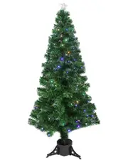 Northlight 6ft Pre-Lit LED Color Changing Fiber Optic Christmas Tree With Star Tree Topper