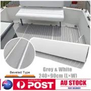 White Boat Flooring Mats EVA Foam Faux Teak Decking Sheet ▷Yacht Floor Deck Pad