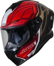 Just1 J-GPR Instinct Carbon Helmet, red, Size XS for Men