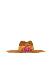 Valentino Garavani Large Brim Straw Escape Hat