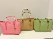 Michael Kors Jet Set Travel Large Leather Top Zip Shoulder Tote Bag HandbagPurse