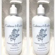 Crabtree & Evelyn NANTUCKET BRIAR Body Lotion 16.9 oz X 2