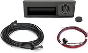 R/GB Rearview Camera With Trunk Switch Compatible For VW RNS510 RNS315 RCD510 Car Radio Compatible For Golf Plus T/iguan P/assat B6 B7(Red)