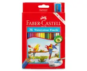 Faber-Castell 36 Watercolour Pencil & Sharpener Set