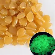 800-Piece Luminous Stone Set for Kids ，0.65 x 1.18 x 0.31 Inches - 3.35 lbs，Glow in the Dark Sand，Suitable for indoor and outdoor decoration - suitable for gardens, courtyards, paths, and terraces.(Go