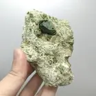 Natural Nice Size Terminated Rich Green Color Demantoid Garnet Crystal On Matrix