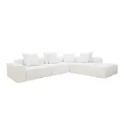 [James Lane] Riley Muse Frost Modular Sofa - Arm, 2x Armless, Corner, Right Terminal
