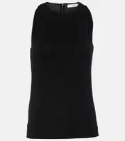 [Max Mara] Max Mara Leisure Harald jersey tank top UK 18 black