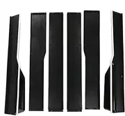 2.2m Car Side Skirt for Cars Extensions Universal Lip Splitters Lip Compatible for Audi A3 A4 A5 A6 A7 A7 A8 Q3 Q5 Q7 RS5 RS6 RS7 S3 S4 TT(White)