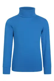 Meribel Kids Cotton Roll Neck Top