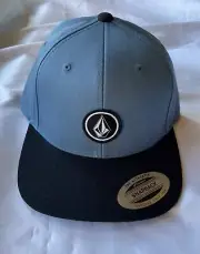 Volcom Logo Mens Full Snapback Embroidered Baseball Cap Apparel Clothing