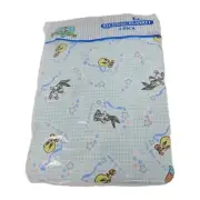 Vintage Baby Looney Tunes Bugs Tweety Bird 1996 Receiving Blanket 2 Pack 30x40