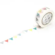 mt EX Series Washi Paper Masking Tape: 0.8 in. x 33 ft. (Flag)