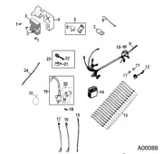 Polaris Electric Bracket, Genuine OEM Part 0452764, Qty 1